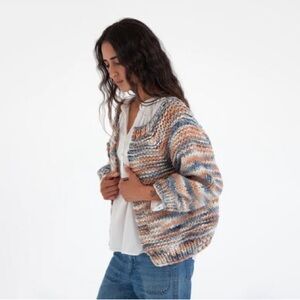NWT Matta Raquel Cardigan Chunky Knit 100% Merino Wool One Size